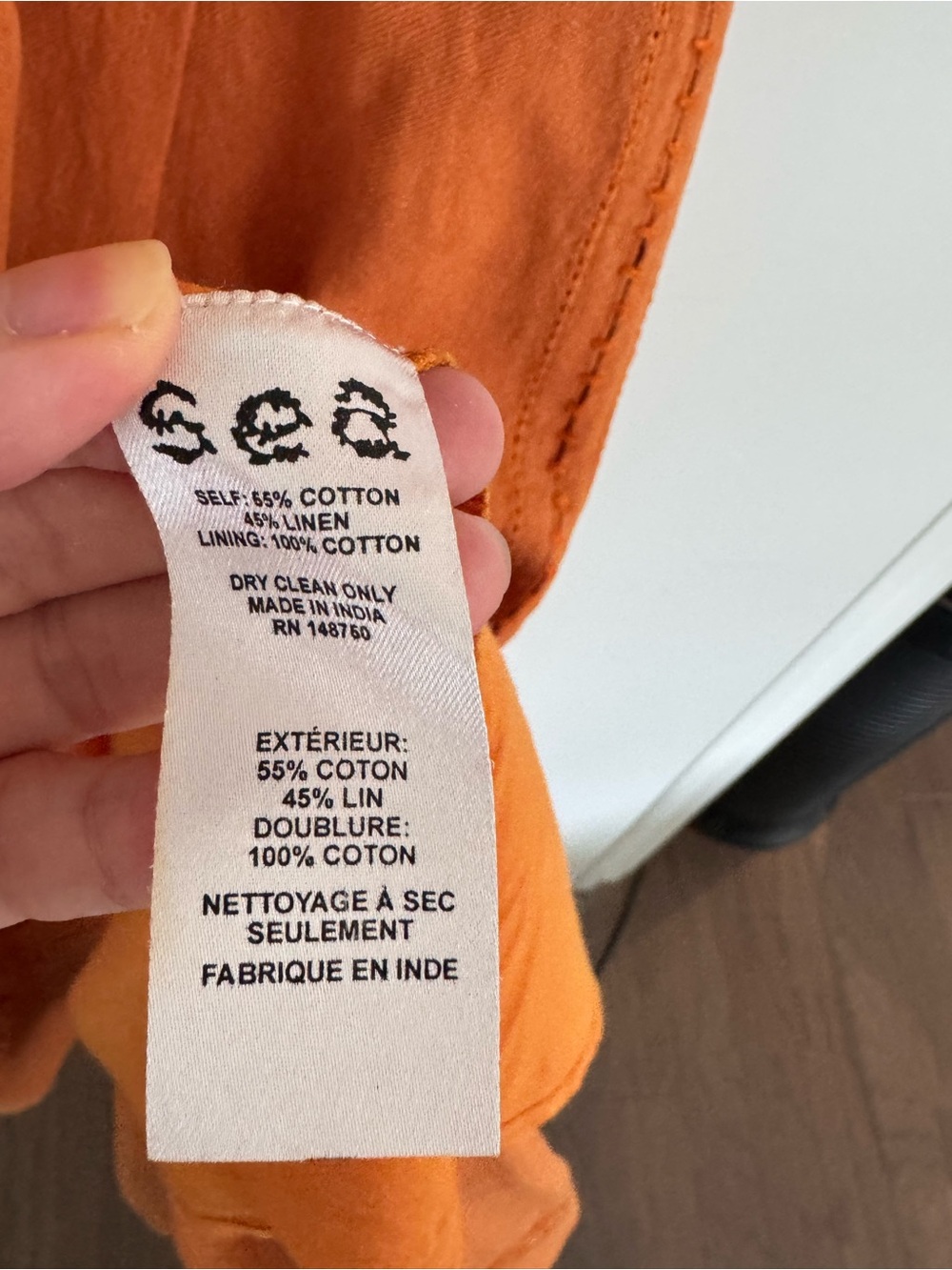 Sea New York Orange Round-Neck Button Top - Picture 8 of 8